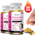 Hydrolyzed Collagen 2200mg Glutathione 1300mg Biotin MSM and Vitamin C B6 B3 Capsule Nutritional Supplement